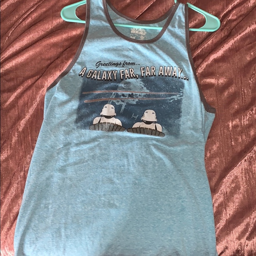 Men’s Small Star Wars postcard sleeveless